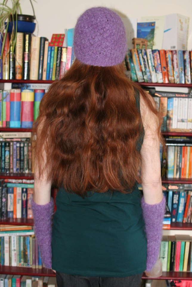 Hermione-style bobbly Hat and Mitts